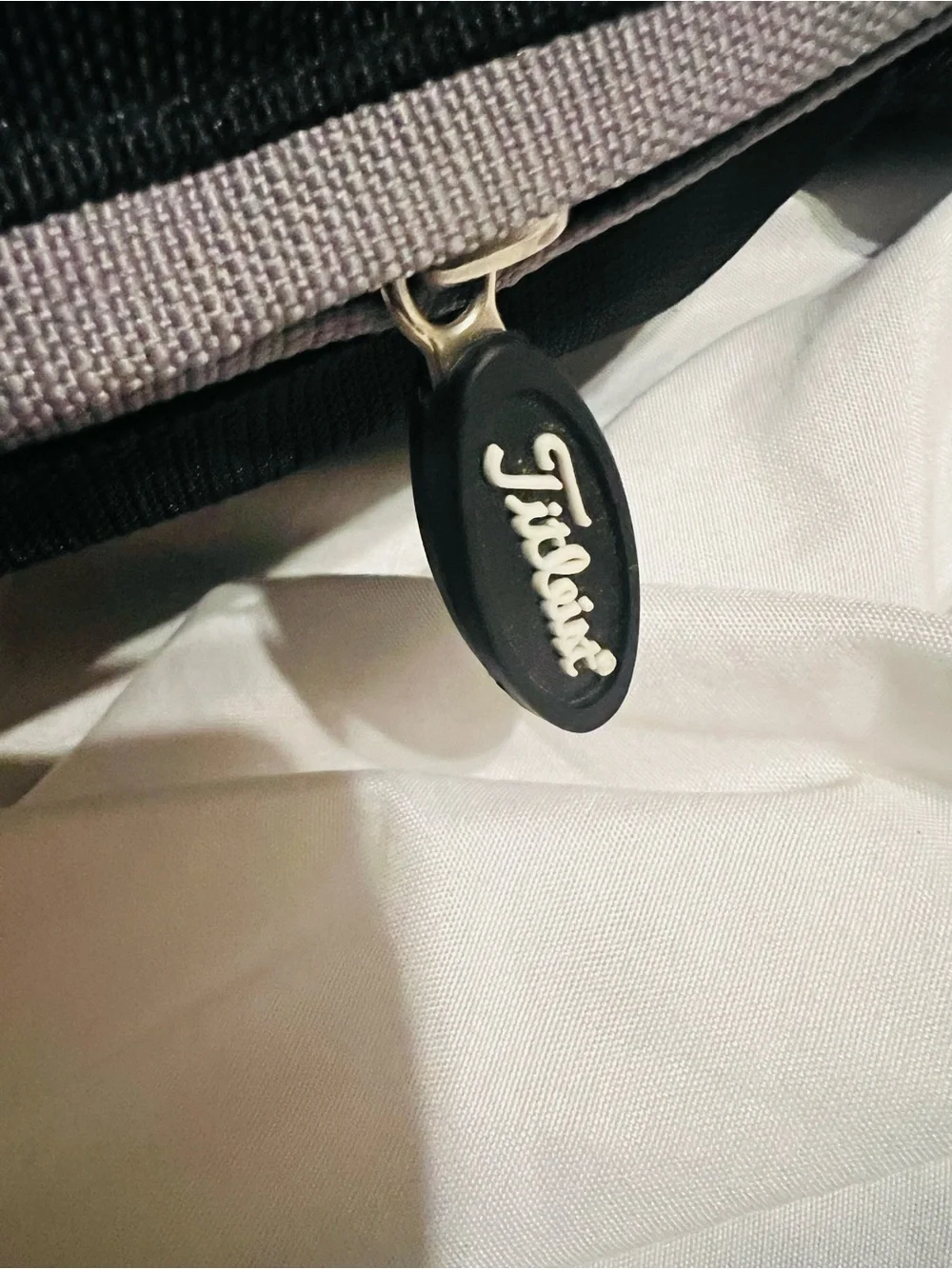 Titleist Black and Gray Messenger Bag with Orange Logo